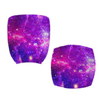 Purple Bursting Galaxy Space Print Office Chair Cover