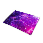 Purple Bursting Galaxy Space Print Pet Cooling Mat Cover