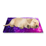 Purple Bursting Galaxy Space Print Pet Cooling Mat Cover