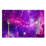 Purple Bursting Galaxy Space Print Placemat