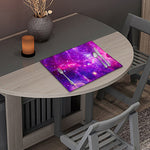 Purple Bursting Galaxy Space Print Placemat