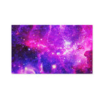 Purple Bursting Galaxy Space Print Polyester Flag