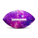 Purple Bursting Galaxy Space Print Rugby Ball