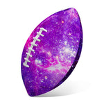 Purple Bursting Galaxy Space Print Rugby Ball