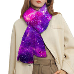 Purple Bursting Galaxy Space Print Scarf