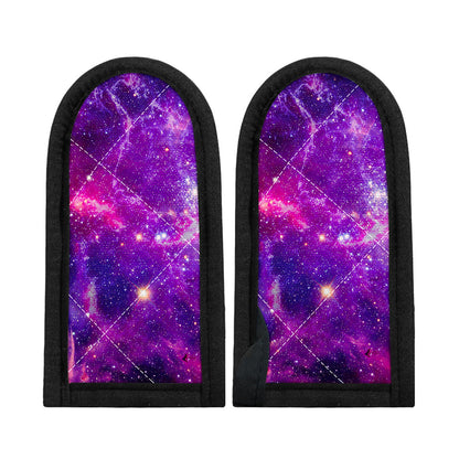Purple Bursting Galaxy Space Print Skillet Handle Cover