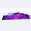 Purple Bursting Galaxy Space Print Sports Towel