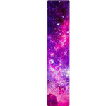 Purple Bursting Galaxy Space Print Table Runner