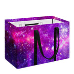 Purple Bursting Galaxy Space Print Utility Tote Bag