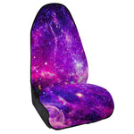 Purple Bursting Galaxy Space Print Waterproof Car Seat Cover