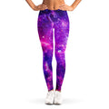 Purple Bursting Galaxy Space Print Women's Leggings