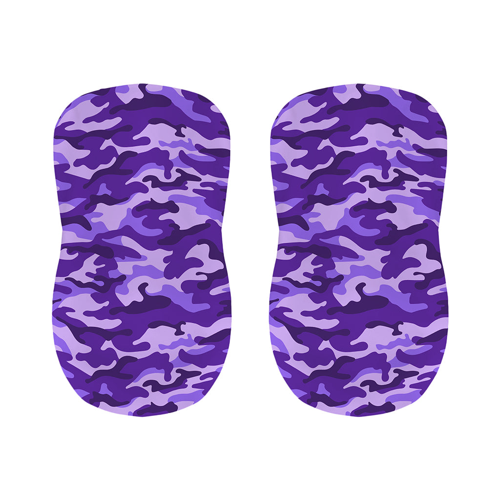 Purple Camouflage Print Bar Stool Covers