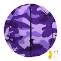 Purple Camouflage Print Basketball