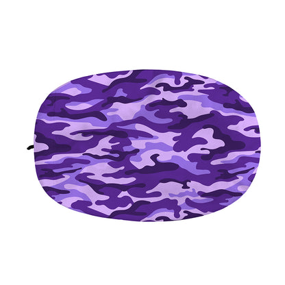 Purple Camouflage Print Car Side Mirror Covers