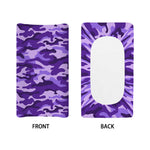 Purple Camouflage Print Changing Pad Cover