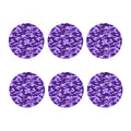 Purple Camouflage Print Coaster Set