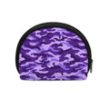 Purple Camouflage Print Coin Purse