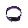 Purple Camouflage Print Dog Collar