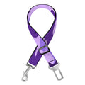 Purple Camouflage Print Dog Seat Belt