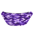 Purple Camouflage Print Fanny Pack
