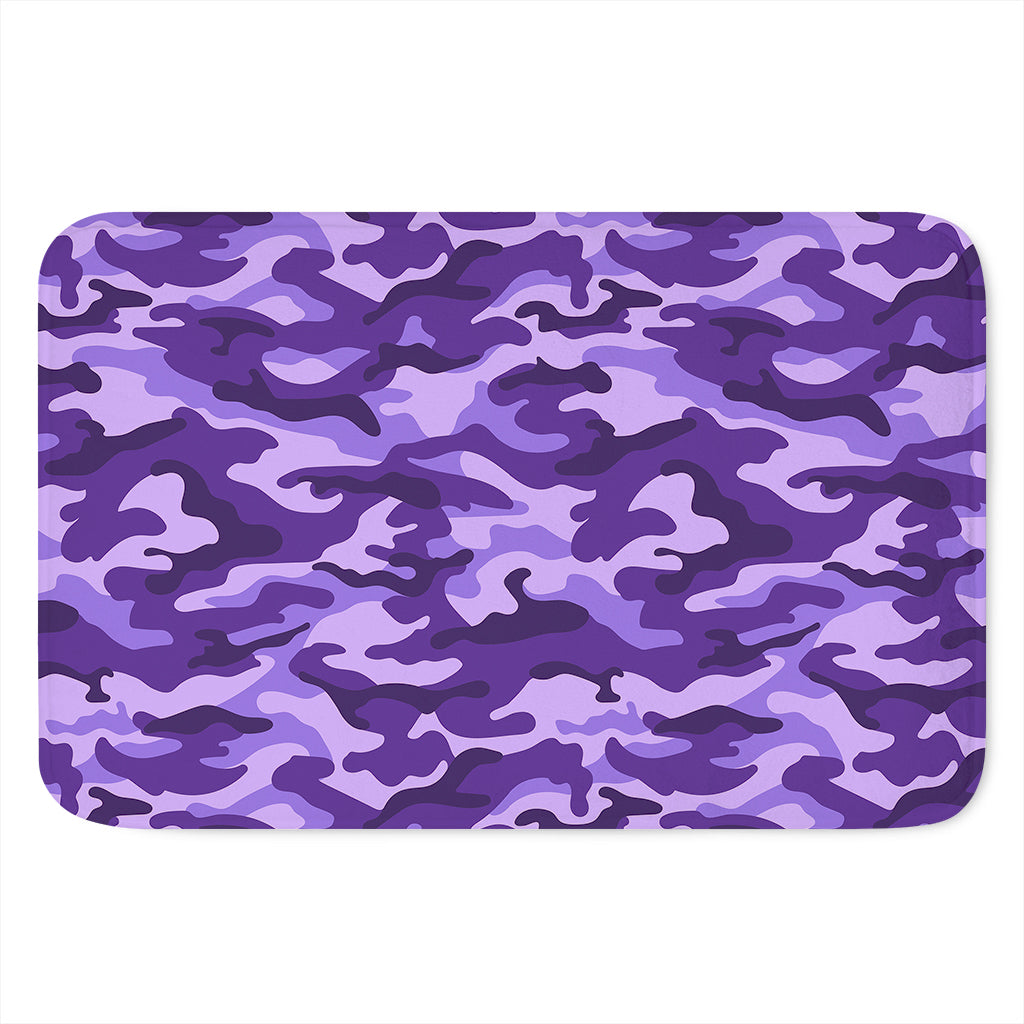 Purple Camouflage Print Indoor Door Mat