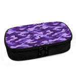 Purple Camouflage Print Insulin Cooler Travel Case