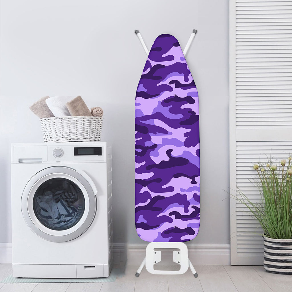 Purple Camouflage Print Ironing Board Cover