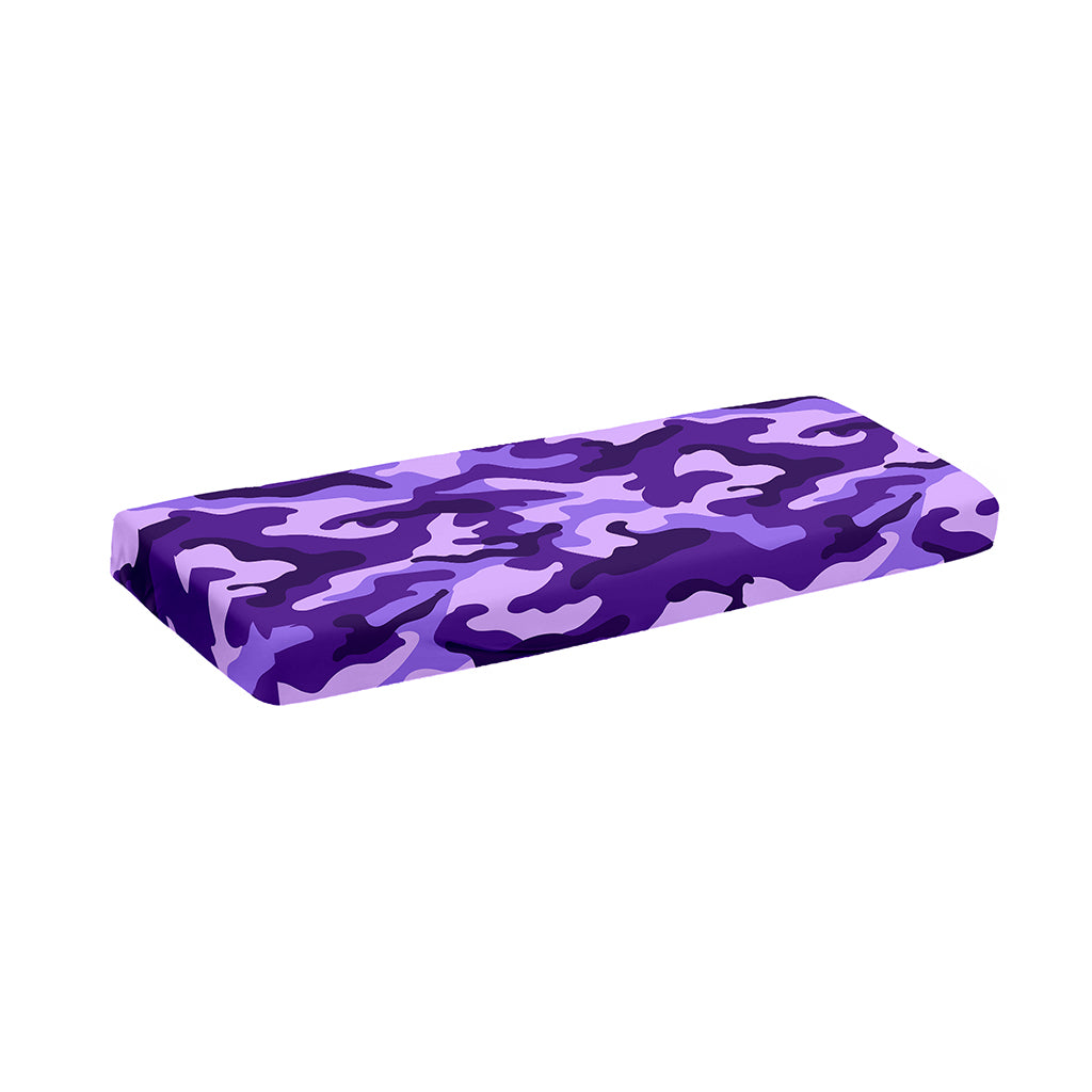 Purple Camouflage Print Piano Keyboard Cover
