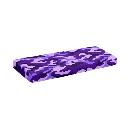 Purple Camouflage Print Piano Keyboard Cover