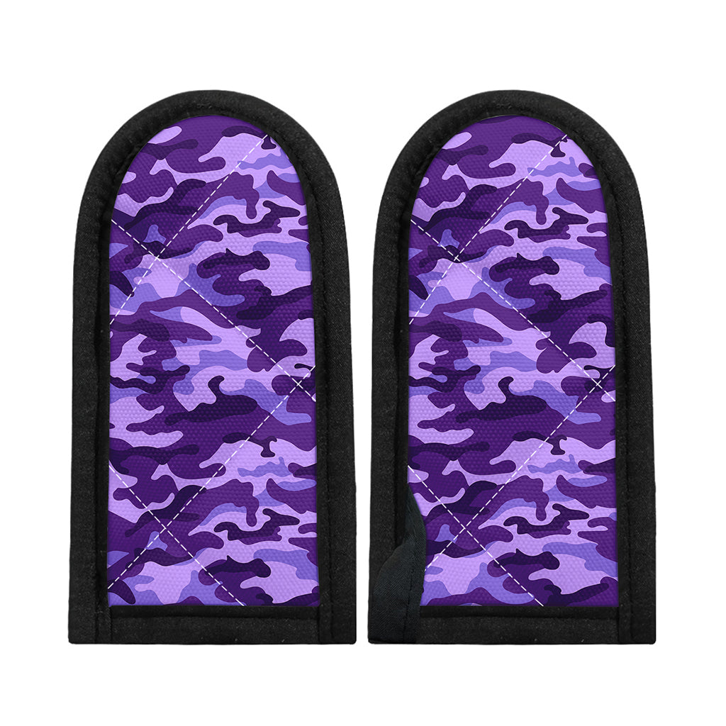 Purple Camouflage Print Skillet Handle Cover