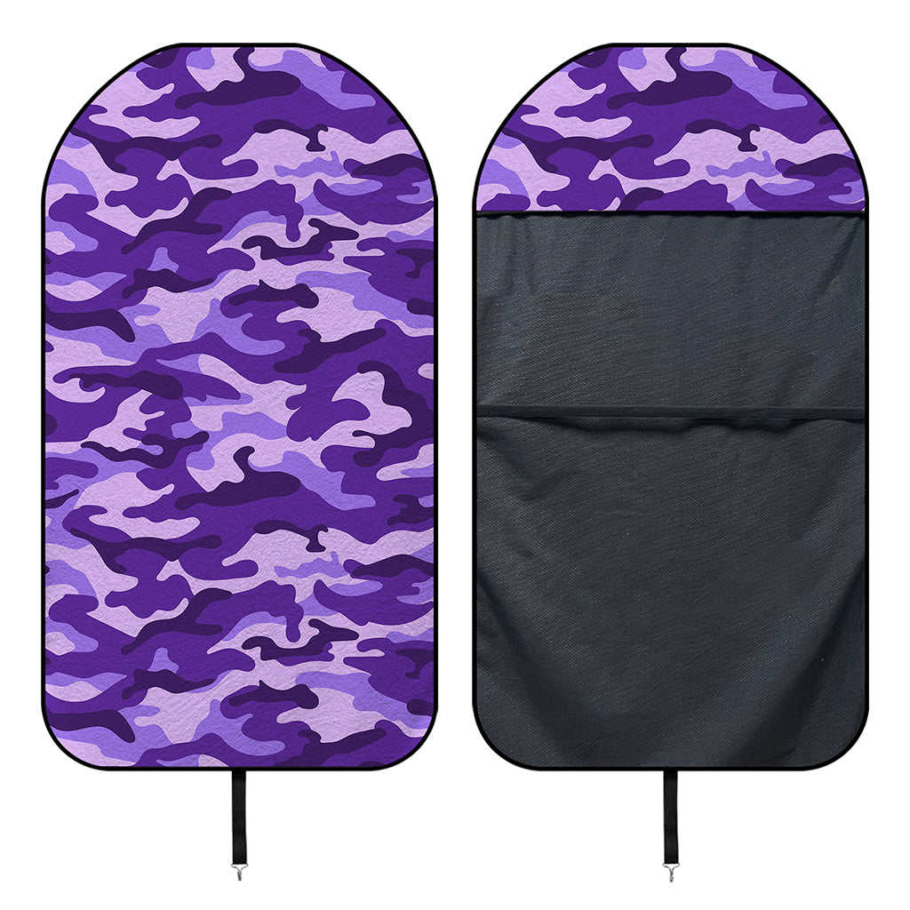 Purple Camouflage Print Waterproof Car Seat Cover