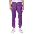 Purple Cancer Awareness Ribbon Print Joggers