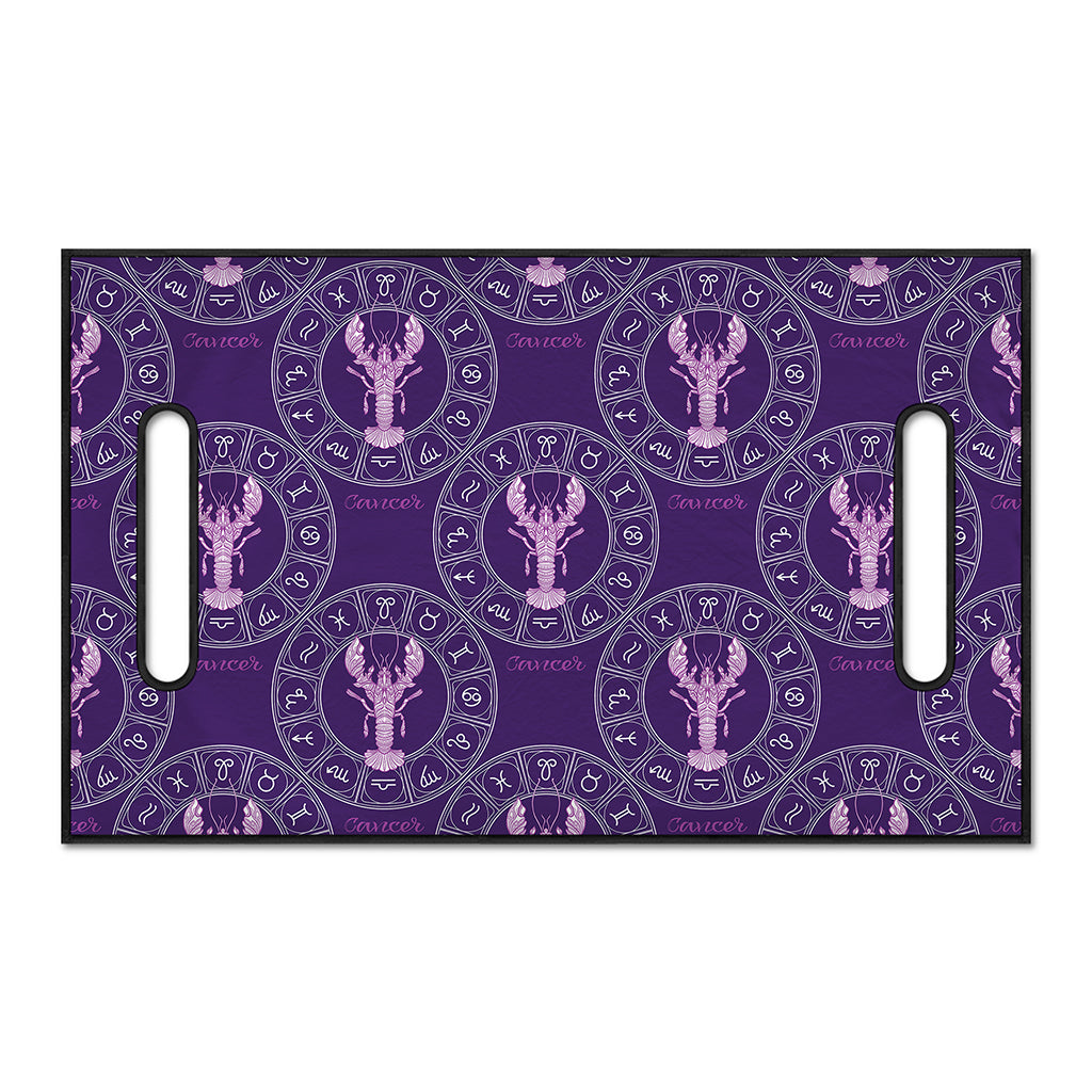 Purple Cancer Zodiac Pattern Print Golf Cart Seat Cover