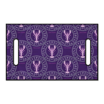 Purple Cancer Zodiac Pattern Print Golf Cart Seat Cover