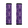 Purple Cancer Zodiac Pattern Print Handle Covers
