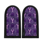 Purple Cancer Zodiac Pattern Print Skillet Handle Cover