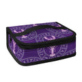 Purple Cancer Zodiac Pattern Print Small Lunch Bag