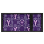 Purple Cancer Zodiac Pattern Print Trifold Wallet