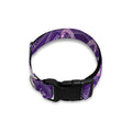 Purple Capricorn Zodiac Pattern Print Dog Collar