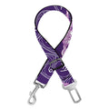 Purple Capricorn Zodiac Pattern Print Dog Seat Belt