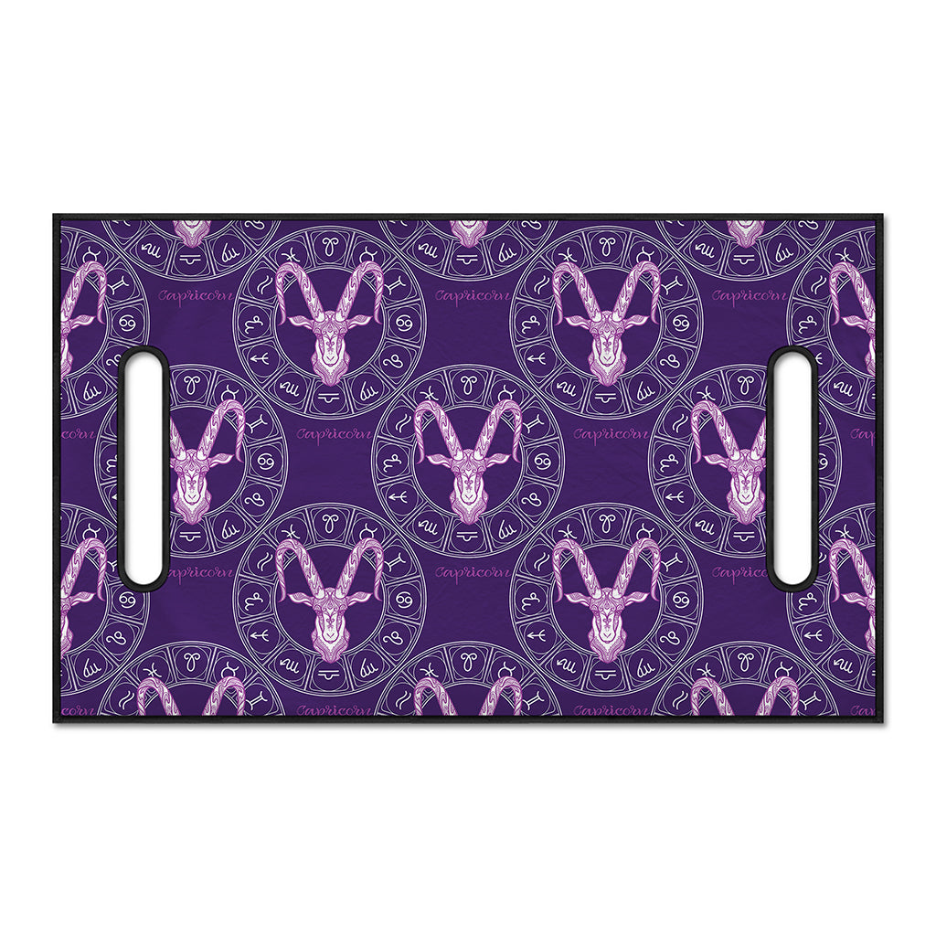 Purple Capricorn Zodiac Pattern Print Golf Cart Seat Cover