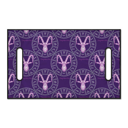 Purple Capricorn Zodiac Pattern Print Golf Cart Seat Cover