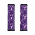 Purple Capricorn Zodiac Pattern Print Handle Covers