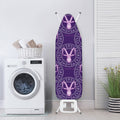 Purple Capricorn Zodiac Pattern Print Ironing Board Cover