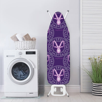 Purple Capricorn Zodiac Pattern Print Ironing Board Cover