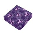 Purple Capricorn Zodiac Pattern Print Outdoor Seat Cushion Cover