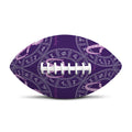 Purple Capricorn Zodiac Pattern Print Rugby Ball