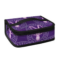 Purple Capricorn Zodiac Pattern Print Small Lunch Bag