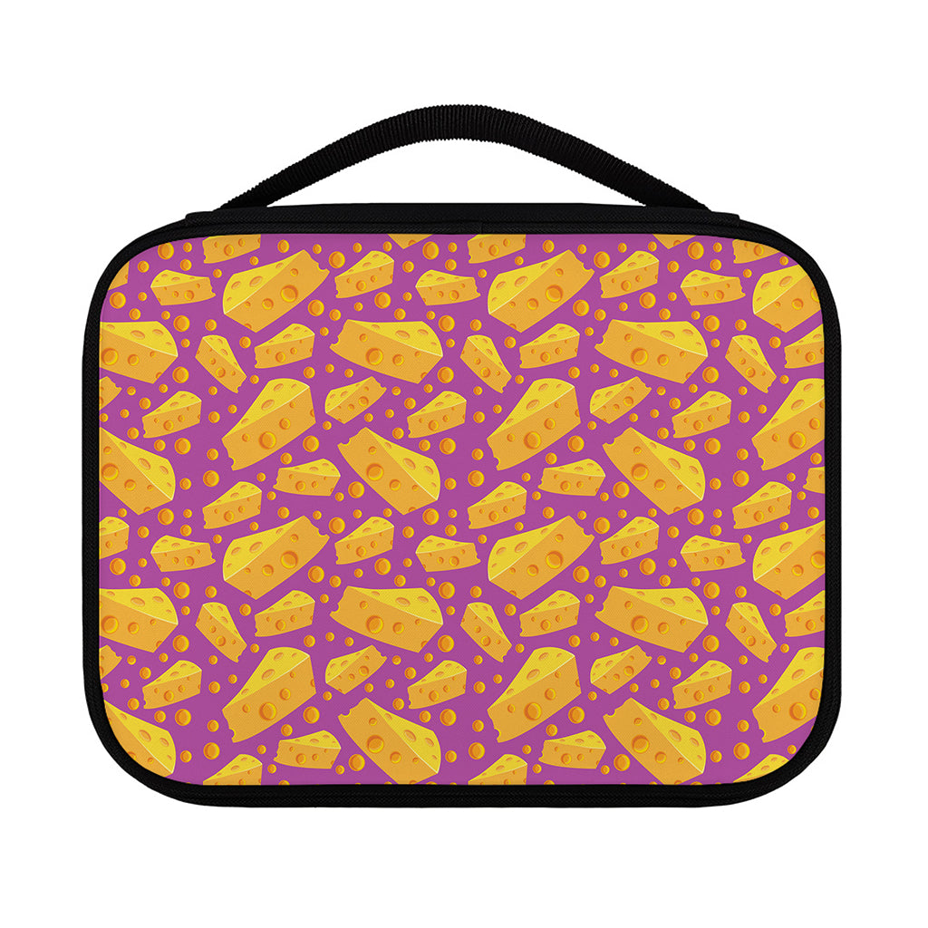 Purple Cheese And Holes Pattern Print Classic Bible Case