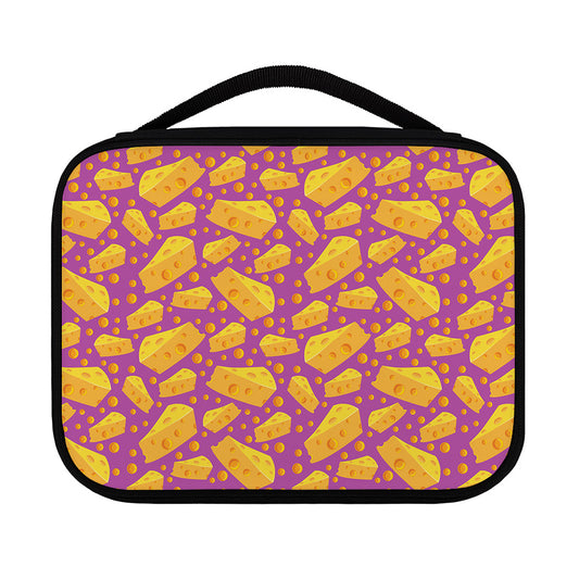 Purple Cheese And Holes Pattern Print Classic Bible Case